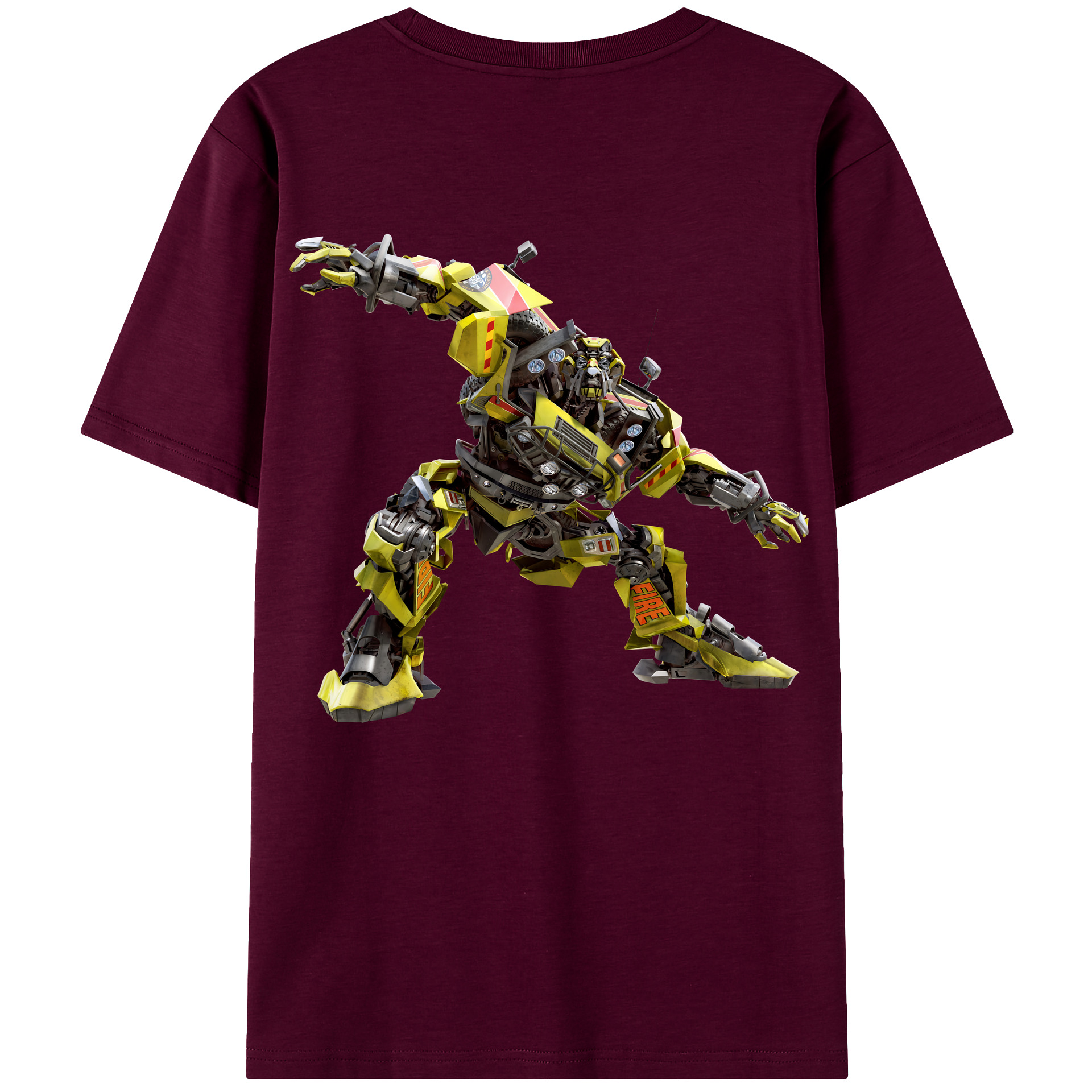 （画像用） Transformers トランスフォーマー レディース半袖Tシャツ(バックプリント)
